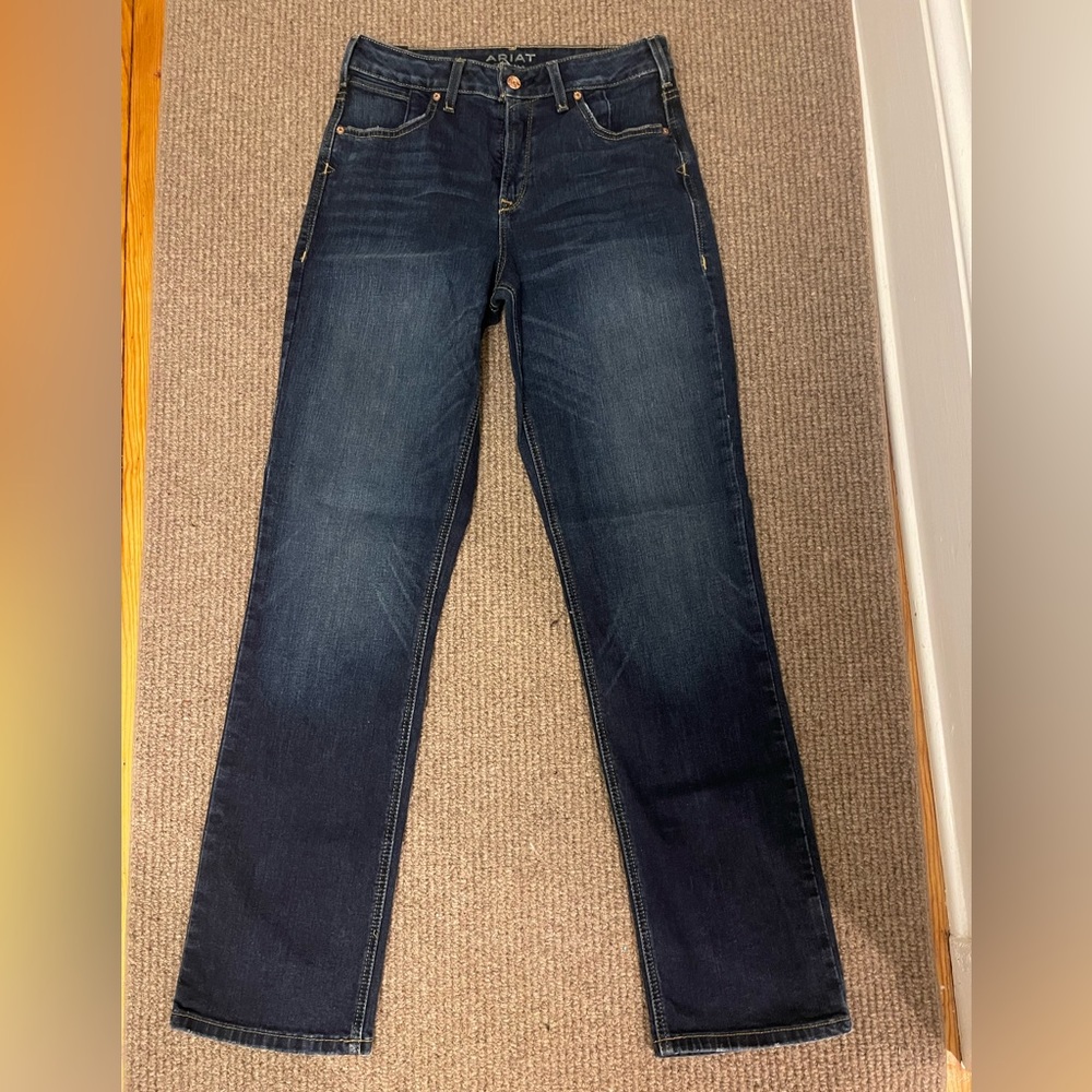 Womens Ariat mid rise straight leg jean